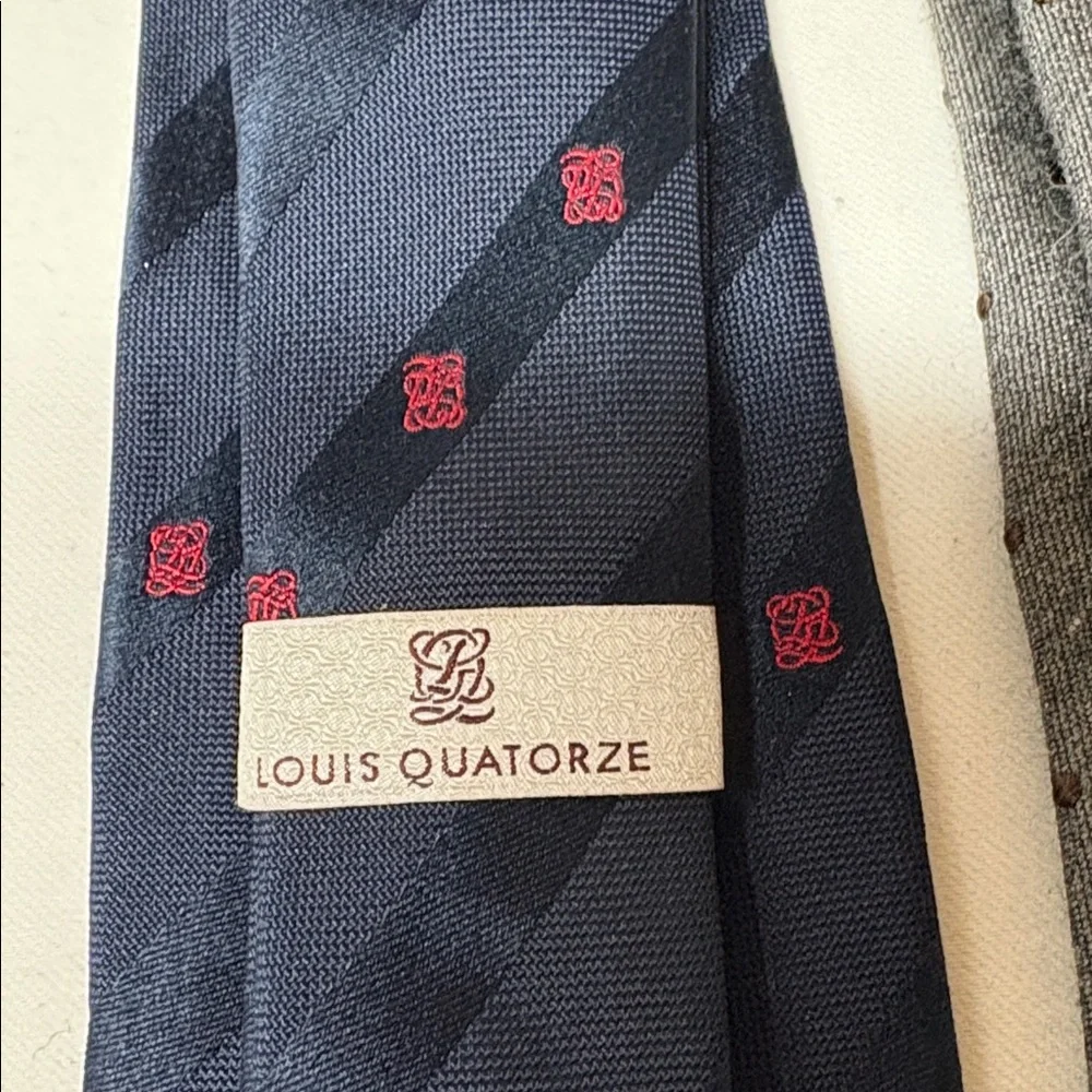 Allen Young, Bespoke, Louis Quatorze Lot Silk and Cotton Narrow Ties